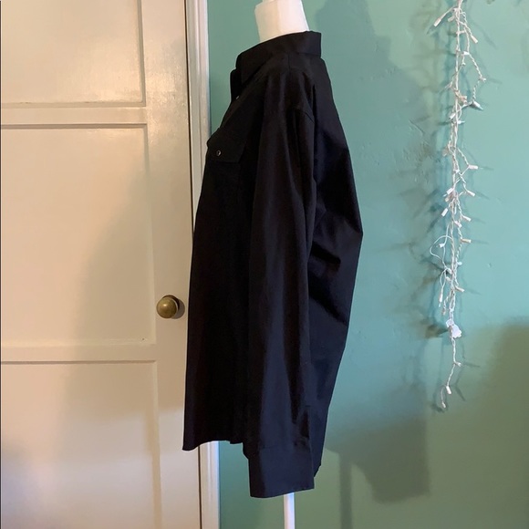 Men’s Button Up Shirt - Black - Picture 4 of 5